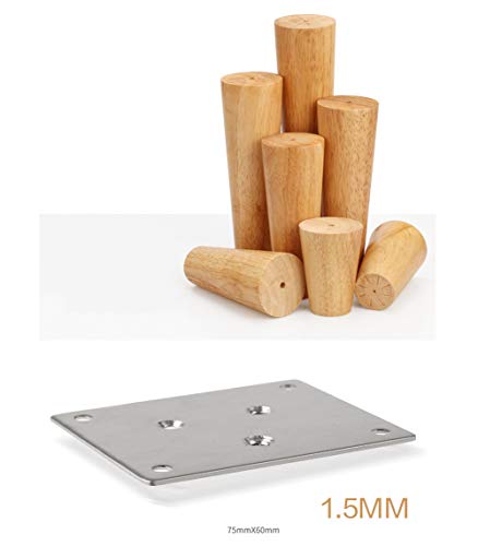 YFASD Mobile in Legno Gambe Tavolo da Pranzo Gambe...