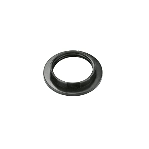 Image of E26 Lamp Shade Rings, Black Light Socket Shade Ring, Aluminum Lamp Retainer Rings Replacement for Glass Light Fixture Porcelain Lamp Holder, Threaded Diameter 1-1 /2 Inch (39mm), 6-Pack