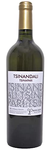 Georgischer Wein TSINANDALI TSINAPARI, weiß, trocken, 0,75L, georgische Reben Mtsvane und Rkatsiteli, 6 Monate in Eichenfass gereift, Appellation Tsinandali, Georgien Cover