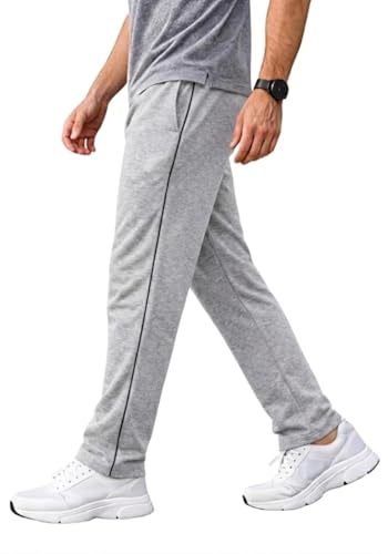 Image of Prince Sports Men's Cotton Track Pant | Comfortable Regular Fit Lower for Gym, Running, Sports & Casual Wear
