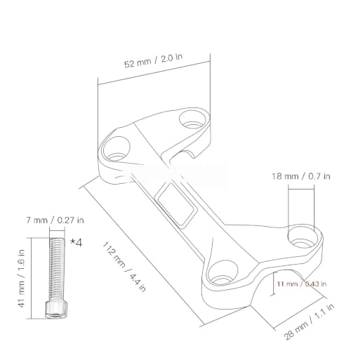 Pince couverture supérieure et couvercle de fourche pour trajets urbains Duke - 4