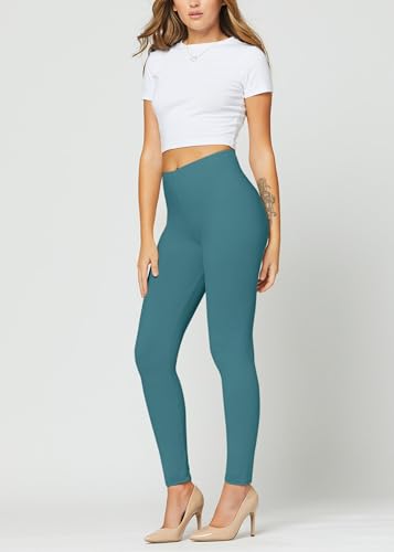 Image of Conceited High Waist Leggings in Shorts, Capri and Full Length - Buttery Soft - 3 inch High Waistband - Regular and Plus Size