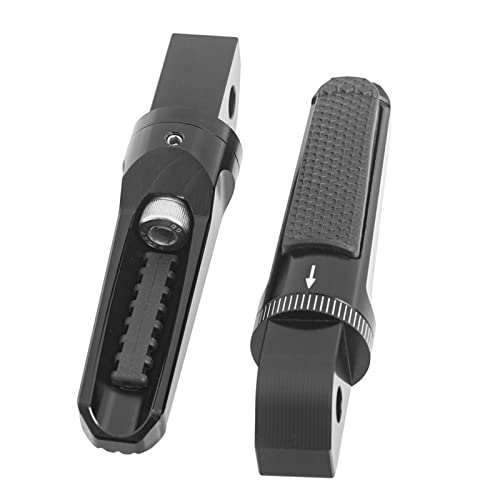 Repose-Pieds Moto Noir Passager Anti-Vibration pour Triumph Speed Triple Bonneville