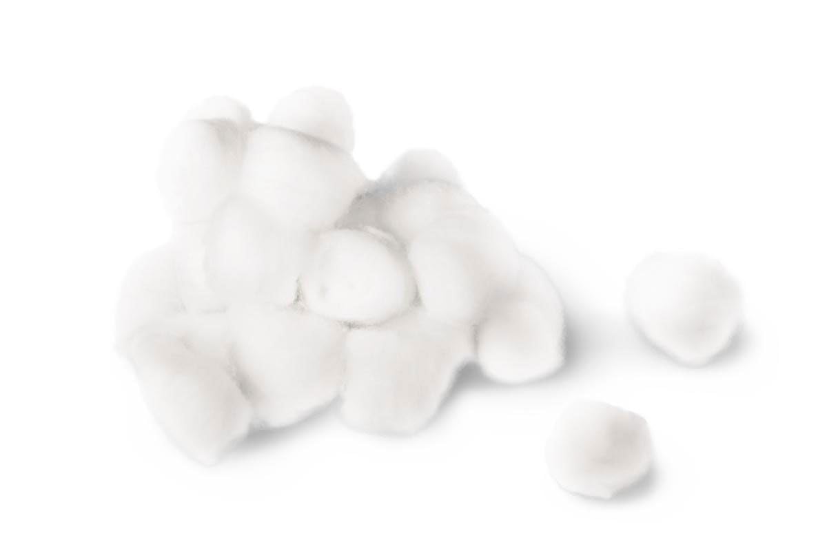 Medline Non-Sterile Cotton Balls, Medium, 1", Perfect for Medical and Cosmetic Use, Pack of 4000
