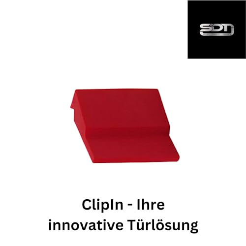 ClipIn Türlösung – Öffnen ohne Griffbetätigung – ideal zum Energiesparen, für Haustierbesitzer & Familien mit Kleinkindern – einfache Montage, hohe Qualität, Modell SDT34677-004