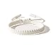 Pingyongchang Boho Surfer Bracelets Handmade Knitted String Rope Braided Adjustable Anklets Summer Friendship Yoga Kabbalah Protection Waterproof Beach Jewelry for Couple Women Men-White