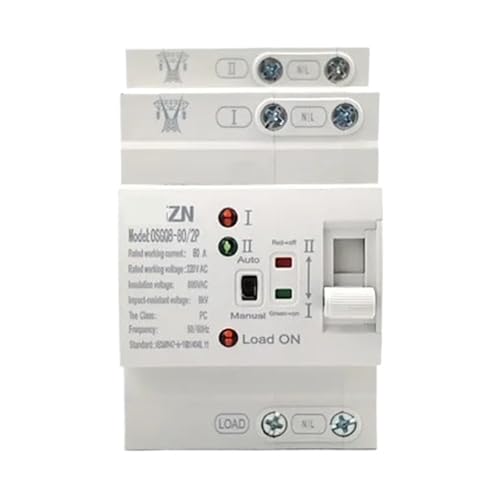 Commutateur de transfert automatique pour protéger votre maison des coupures de courant 80A