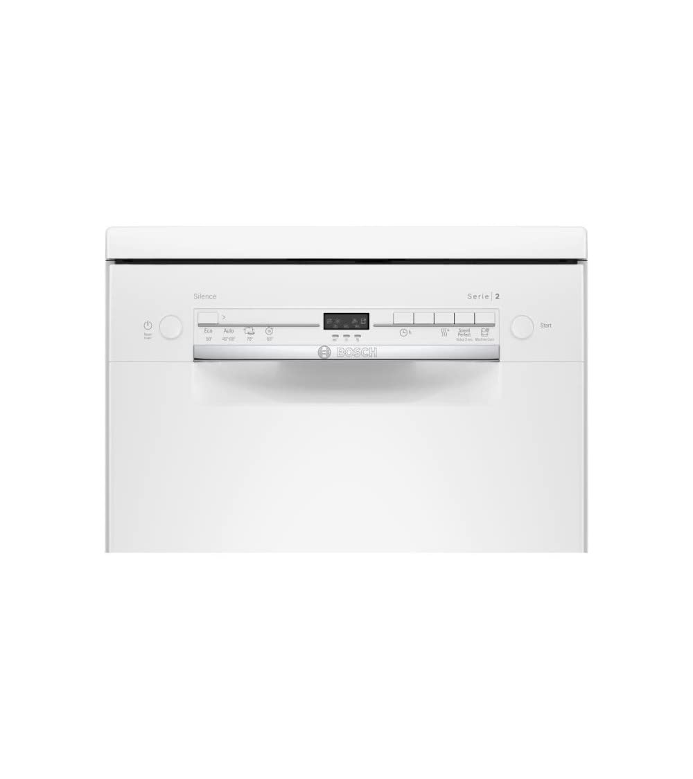 Bosch Elettrodomestici SRS2IKW04E Serie 2 - Lavavajillas de libre posicionamiento, 45 cm, color blanco