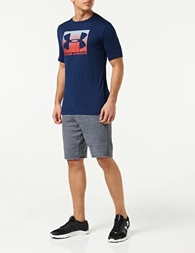 Under Armour Men's Boxed Sportstyle Short-Sleeve T-Shirt , Academy Blue (408)/Red , X-Large #TOP2