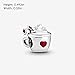 Pandora Jewelry Warm Cocoa Sterling Silver Charm, No Gift Box