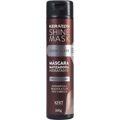 Keraton Máscara Matizadora Hidratante Trata E Colore Shine Mask 300 G Chocolate