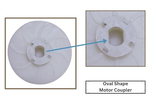Image of inchMotor & Jar coupler's inch - Compatible for - Preethi, Bajaj, Crompton, Murphy Richard, Usha, Pigeon, Kenstar, Sumeet, Mixer (Pack of 4) 2 Motor & 2 Jar)