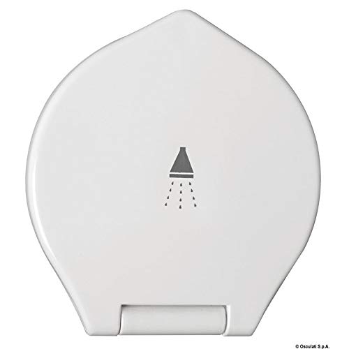 OSCULATI Coffret Douche Elegant Blanche Tuyau PVC 2,5 m Montage à Plat