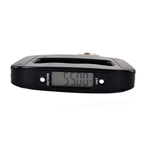 Báscula Colgante Digital 50Kg LCD Plástico Negra miniatura 3