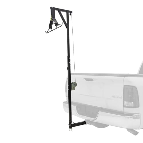 Kill Shot Steel Hitch-Mounted Deer Hoist with Gambrel - 300 lb. Weight Capacity for Class III or IV 2