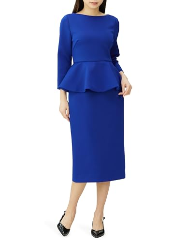 [セルフォード] ポンチペプラムタイトワンピース CWCO241017 レディース BLUのサムネイル