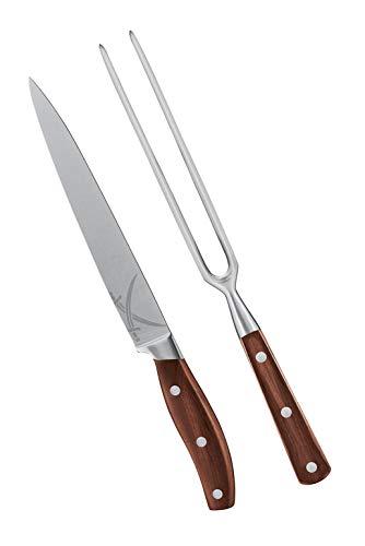 Rösle Tranchierbesteck, Edelstahl/Holz, 2teilig