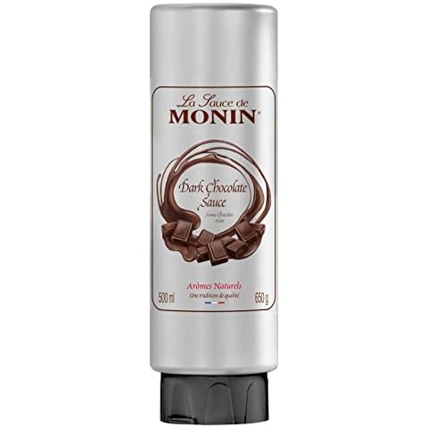 MONIN Premium Dark Chocolate Sauce for Desserts Cover