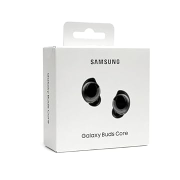 Samsung Galaxy Buds Core SM-R410 (2025) | Estoque latino-americano | Bluetooth 5.4 | Cancelamento de ruído ativo | reprodução contínua de até 35h de reprodução de música preta - (preto)
