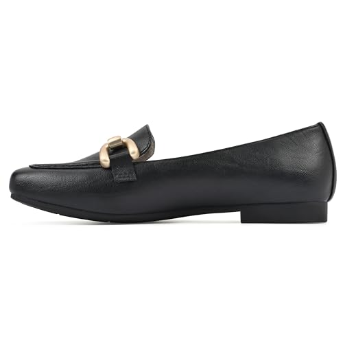 Image of CLIFFS BY WHITE MOUNTAIN Women's Bestow Moc-Toe Loafer Flat