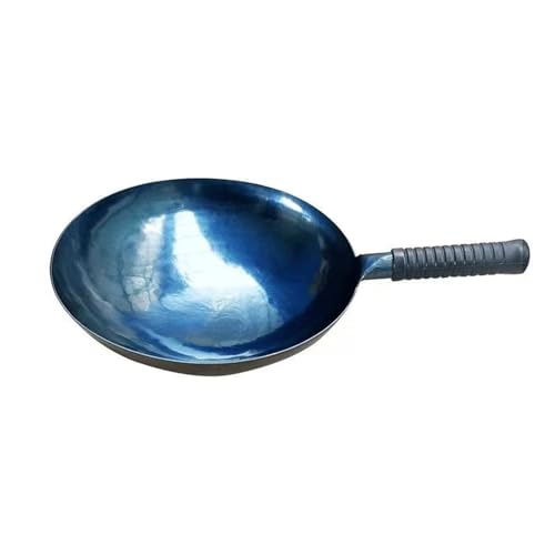 AuLYn Traditionele Handgemaakte Smeden Wok Duurzame Ijzer Woks Uncoating Smeedijzer Non Stick Gas Pot Cookware