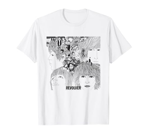 Oficial The Beatles Music Band Revolver Album Camiseta