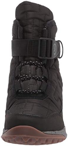 Chaco Women's Borealis Quilt Waterproof Boot, Midnight Black, 7 | Image 1