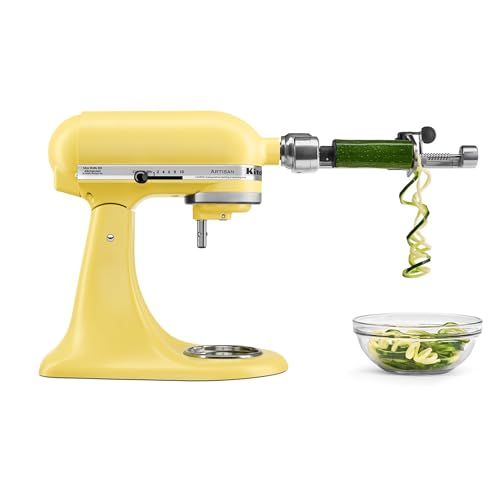 Image of KitchenAid Artisan Series 5 Quart Tilt-Head Stand Mixer with Pouring Shield, KSM150PS, Butter