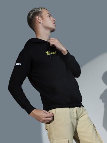 Image of Hubberholme White Men Oversized Hooded Sweatshirt HHMSSW23008 WH