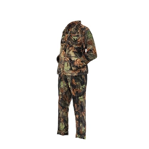 TrailCrest by Treel Camo Soft Plush Fleece Button Down Long Sleeve Shirt and Pants Pajama Lounge Set2