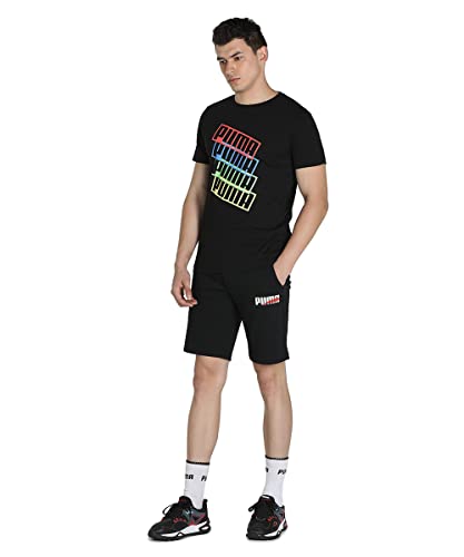 Image of Puma Men Cotton Fitted T-Shirt