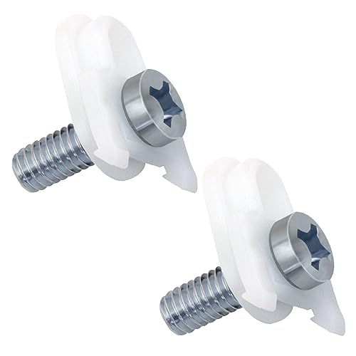 WR01X39781 Refrigerator Door Handle Mounting Stud for Fits GE Refrigerator Freezer Handle Replacement Parts -AP7175647 WR01X39781 WR01X25070 -White(2Pack)