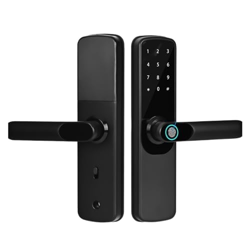 製品 デジタル電子ロック スマートドアロックハウス Tuya Wifi インテリジェントドアロック 指紋ロック(22x200)