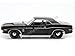 1970 Challenger R/T 426 HEMI The Black Ghost Black with White Tail Stripe 1/18 Diecast Model Car by Greenlight 13614