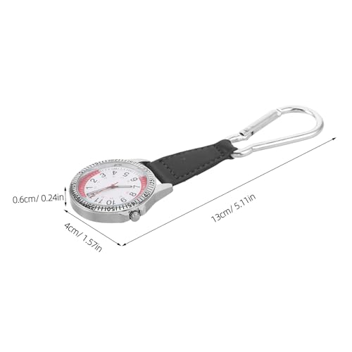 Reloj con mosquetón portátil de colgar con correa resistente Yardwe 7