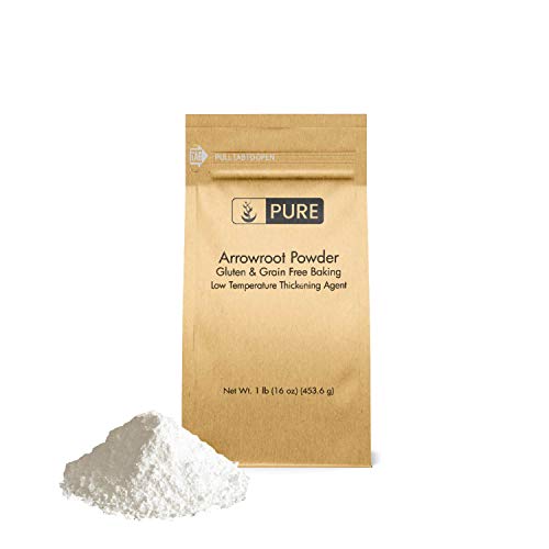 Arrowroot Powder (Flour/Starch) (1 lb) Gluten-Free, Grain-Free, Vegan, Paleo, Corn Starch Replacement, Thickener, Eco-Friendly Packaging