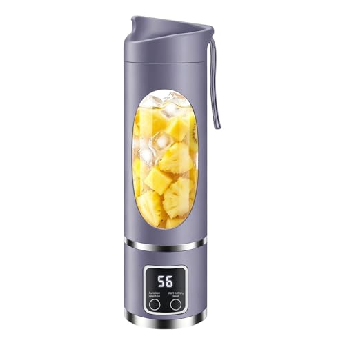 Portable Blender - Electric Compact Shaker - Rechargeable Vegetable Juicer - for Grape Tomato Citrus Lemon Orange Berry Home Travel Picnic Beverage Making