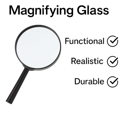 GrassVillage Sherlock Holmes Fancy Dress Accessory Set Deerstalker Hat + Magnifying Glass + Victorian Look Pipe Detective Kit