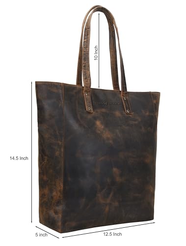 Bolso tote de cuero Antonio Valeria para mujer miniatura 2