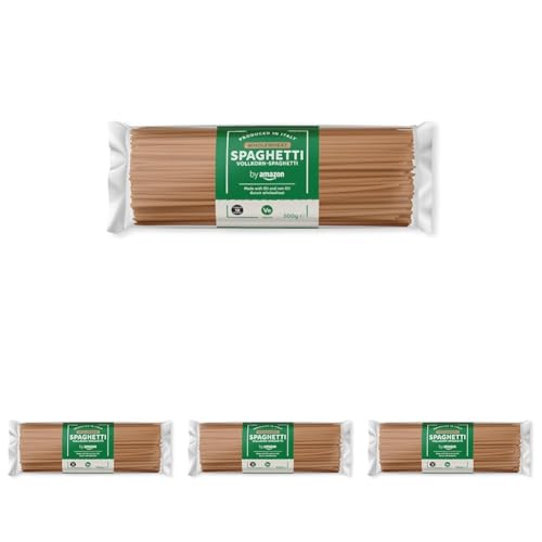 by Amazon Spaghetti Integral, 500g (Paquete de 4)