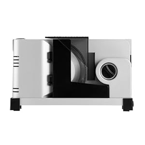 ritter icaro 7 opklapbare elektrische allessnijder & broodsnijmachine van volledig metaal met ECO-motor, Made in Germany