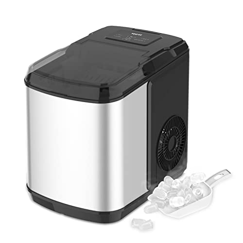 Fabricadora de hielo de acero inoxidable VECYS 1.5 litros miniatura 1