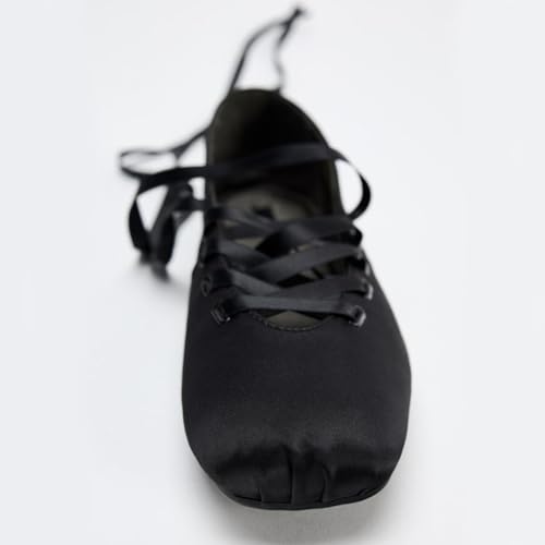 lace Up Ballet Flats for Women Mary Jane Ballet Flats3