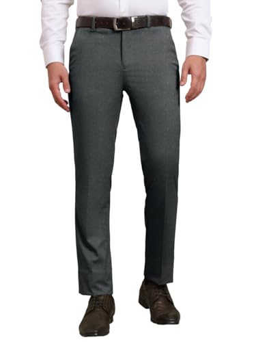 SaintX Men's Premium Stretchable Formal Trouser with Techno Flex ...