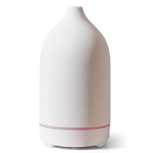 VIVITEST Stone Diffuser,200ML Essential Oil Diffuser, Ultrasonic Aromatherapy Diffusers for Home (White)