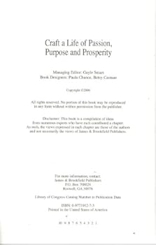 Paperback Craft a Life of Passion, Purpose and Prosperity Book