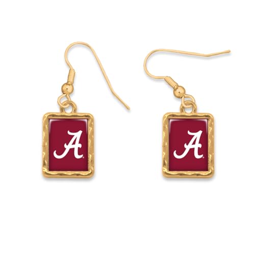 From the Heart Alabama Crimson Tide Vivian Gold Earrings Licensed Gift UA