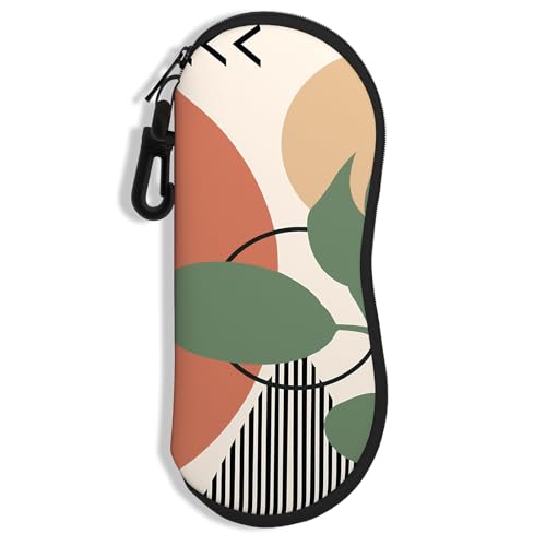 Image of Sunglasses Soft Case, Ultra Light Portable Neoprene Zipper Glasses Case for Men Women