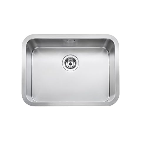 Roca A870B10550 - Spülbecken, 1 Becken, Edelstahl Cover