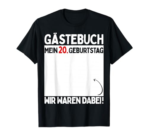 20. Geburtstag Mann Frau 20 Jahre 2006 Deko Lustig Geschenk T-Shirt